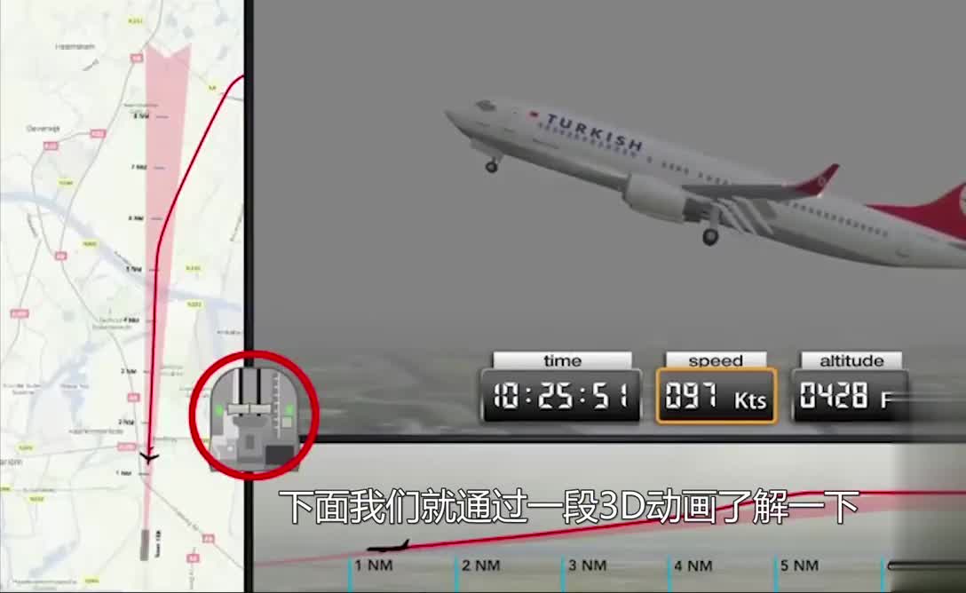 飞机失事有多恐怖，3D动画演示全程，画面太可怕了！