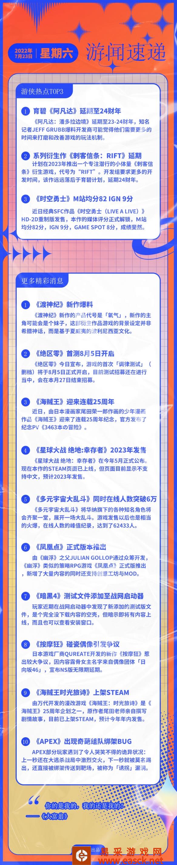 育碧《阿凡达》延期原因爆料 Grubb最新一期Game Me