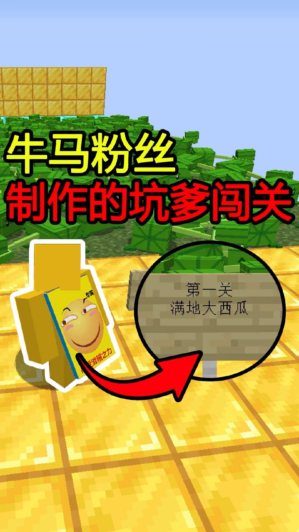 #我的世界#满地大西瓜！
