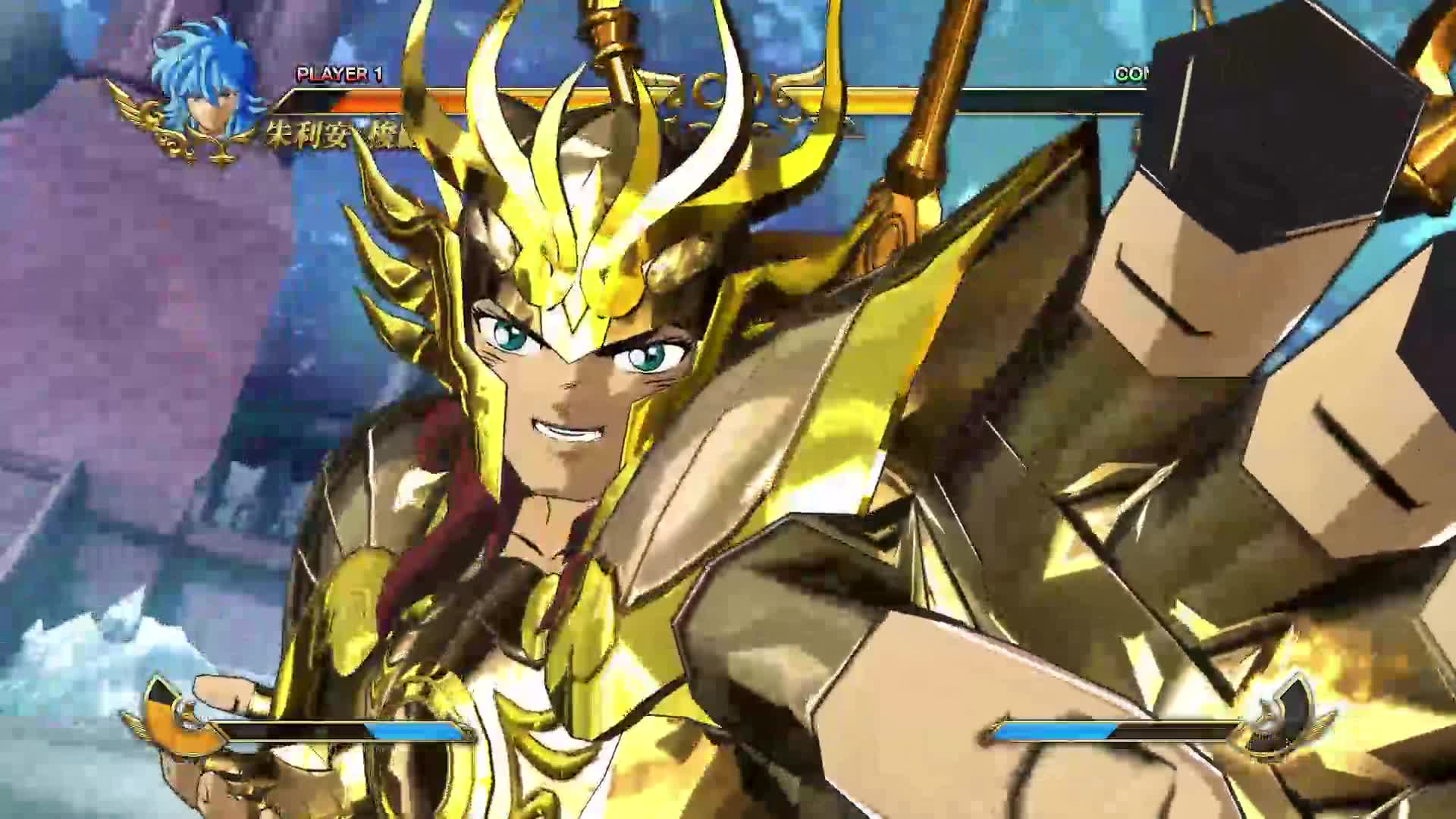 圣斗士星矢，朱利安VS神圣衣童虎，我是波塞冬的化身
