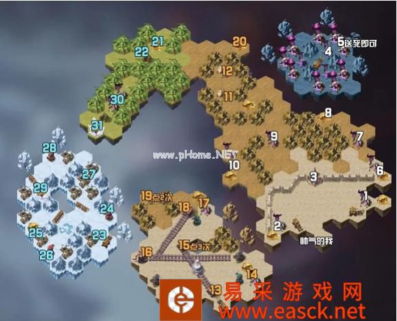 《剑与远征》剿恶炮火通关路线图一览
