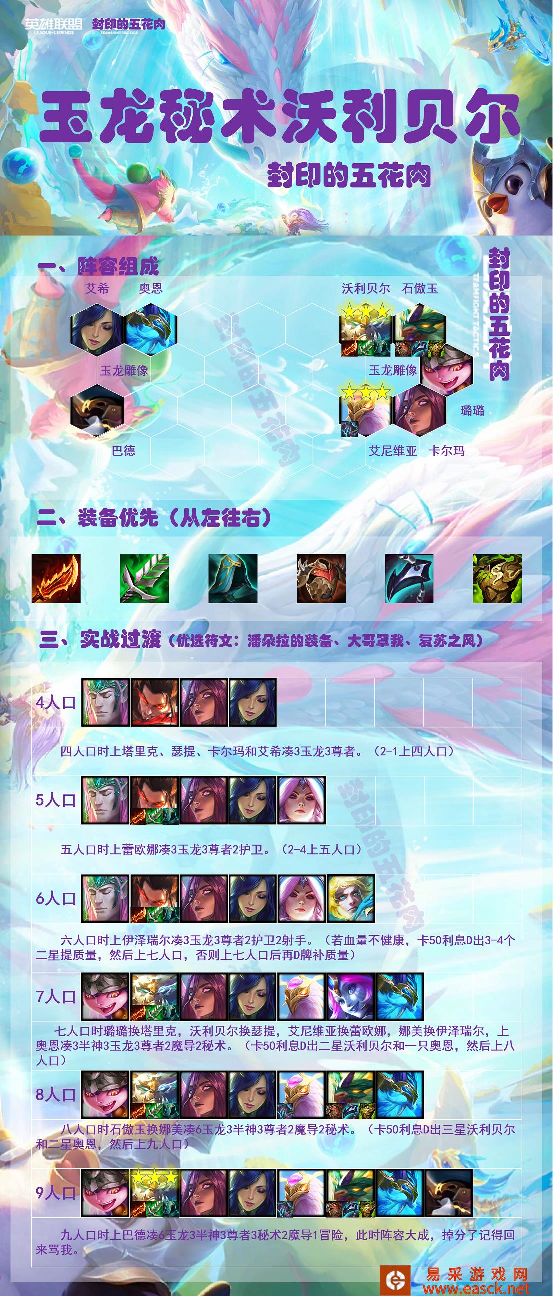 金铲铲之战S7玉龙秘术沃利贝尔阵容玩法介绍