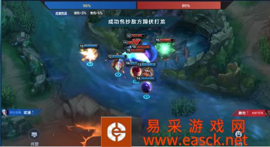 英雄联盟电竞经理中团战怎么站