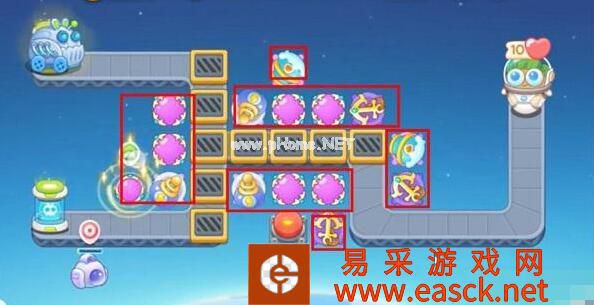 《保卫萝卜4》太空穿越第31关满星攻略