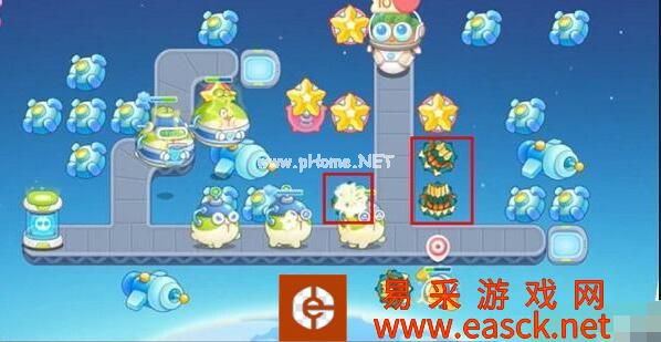 《保卫萝卜4》太空穿越第26关满星攻略