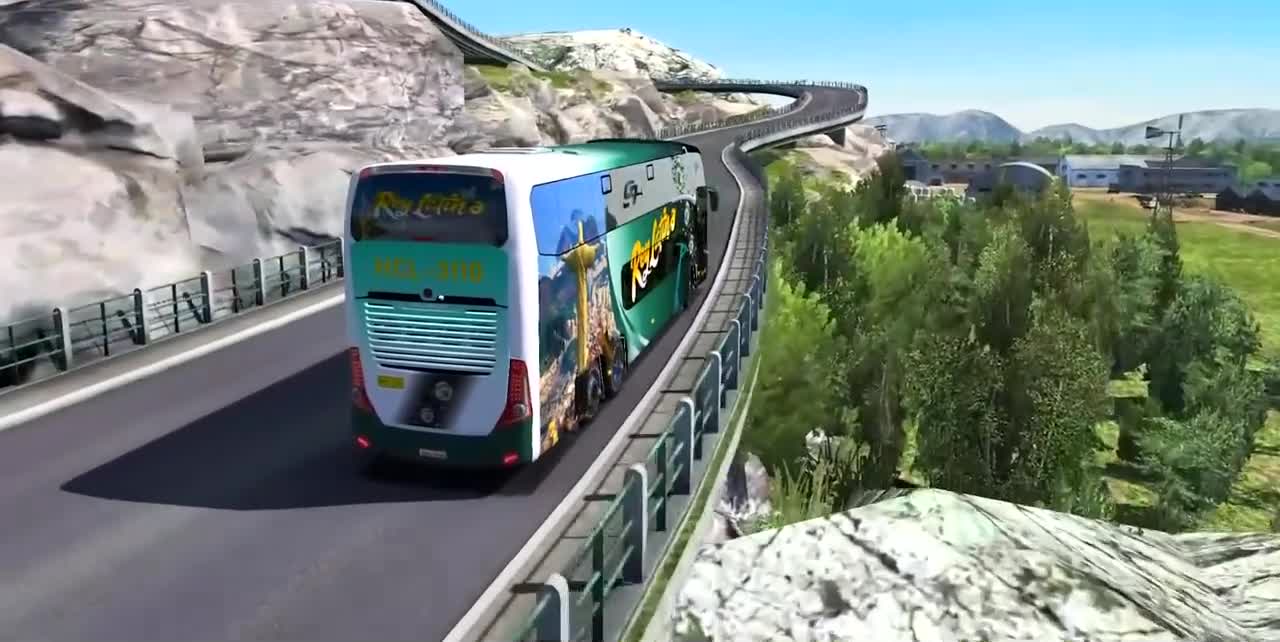 模拟车辆在危险的道路上行驶！这样的驾驶技能，百万年薪都没问题