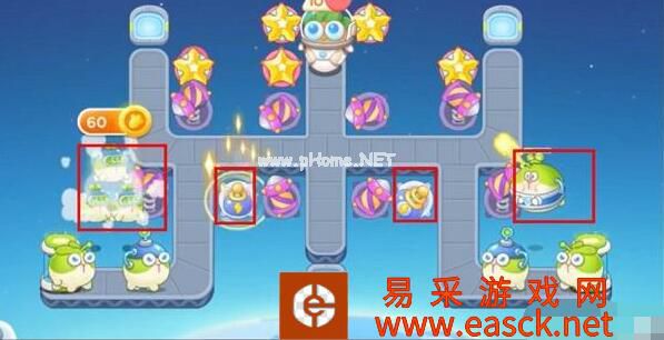 《保卫萝卜4》太空穿越第27关满星攻略