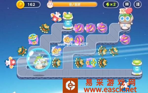 《保卫萝卜4》太空穿越第51关满星攻略