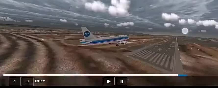 全球航空公司的降落，因为可上传时间有限，所以我这次只上传这么多，喜欢的朋友可以关注我，这个系列会一直更下去，真实飞行模拟器，说出你觉得最丝滑的降落