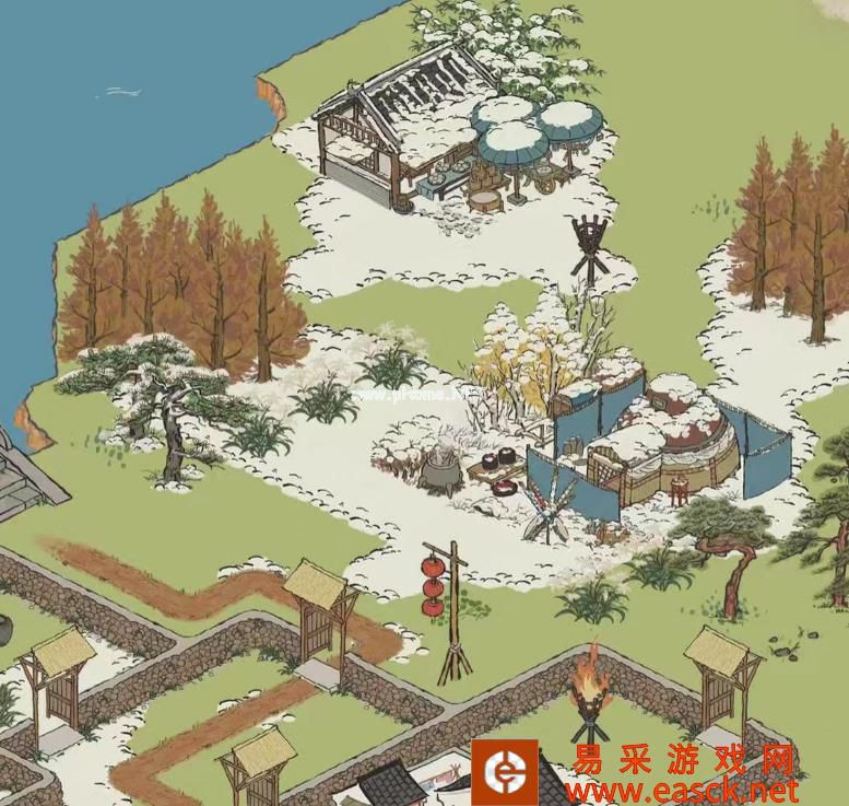 《江南百景图》歙县双鲤八个火把位置一览