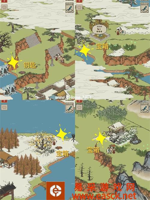 《江南百景图》徽州府探险歙县双鲤钥匙宝箱位置大全