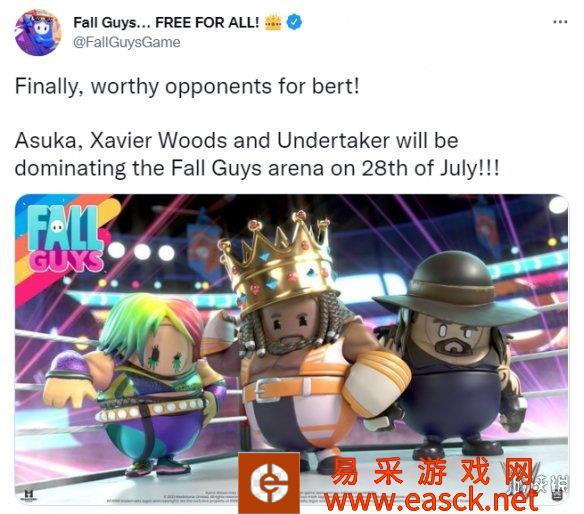 联动狂魔《糖豆人》联动WWE 限时出售三种皮肤