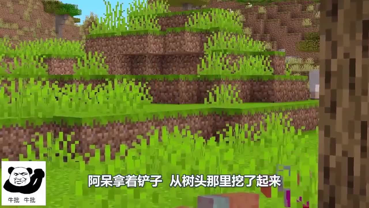 我的世界：阿呆跟着梦境寻宝，果然找到大量钻石！