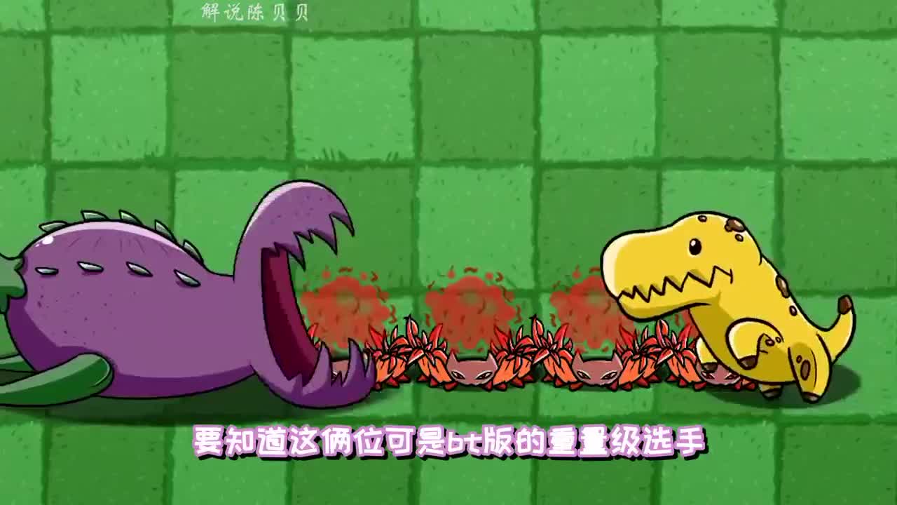 植物大战僵尸：霸王蕉和茄子僵尸的对决！结果会怎样呢？