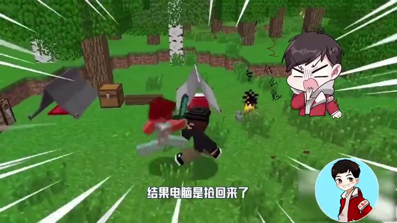 我的世界：阿呆意外掉进基岩密室，居然靠它打败了恐惧魔王