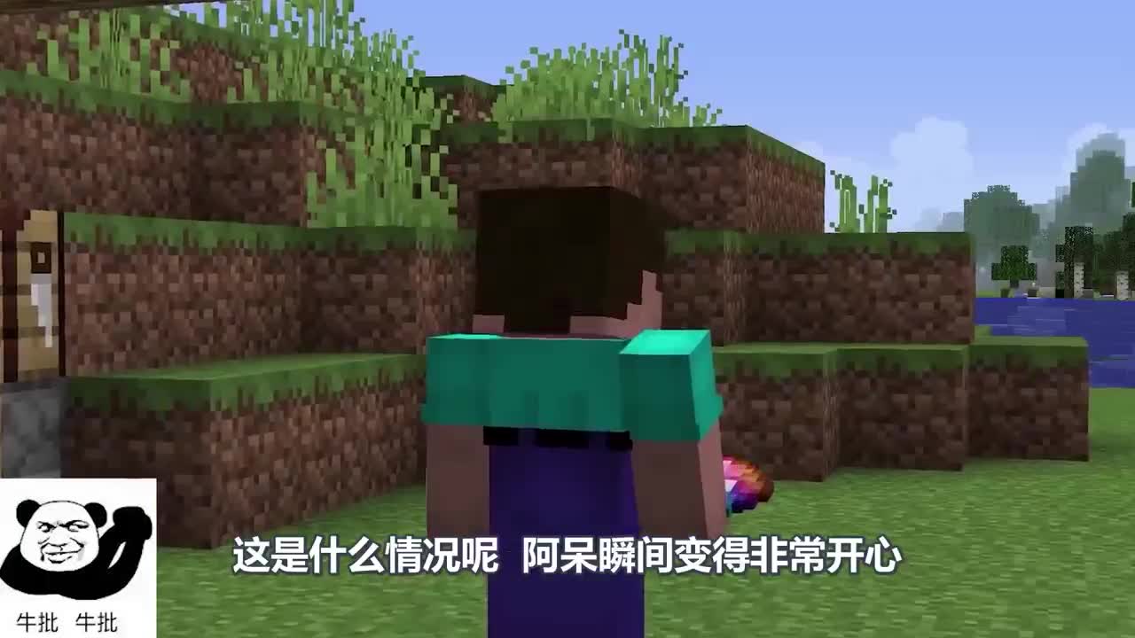 我的世界：土砖房变七彩宝石屋？却一夜被炸成平地！