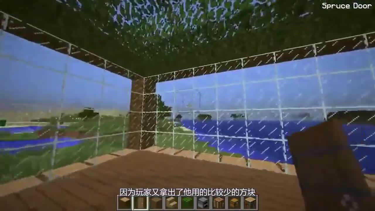 我的世界：青铜VS钻石 海滩小屋建造大赛，想去这里玩耍吗？