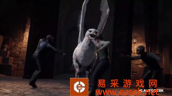《霍格沃茨：遗产》曝新演示 鹰头马身有翼兽亮相！