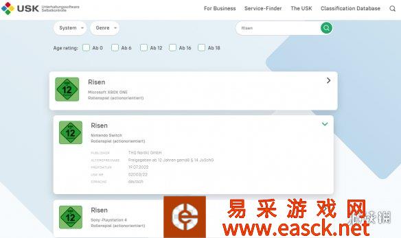 评级网站显示经典RPG游戏《崛起》将被移植到多个平台