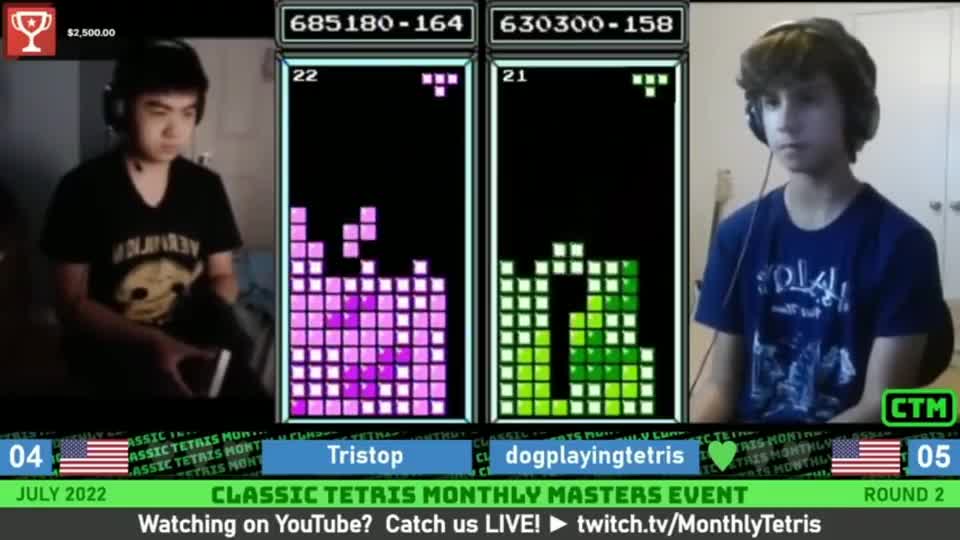 俄罗斯方块：DOG小哥拿出大招，32级消除威慑天才玩家