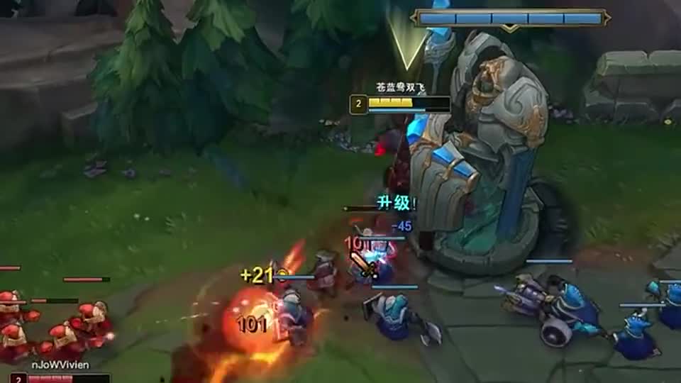 奥恩的上路日常，面对诺手也是不虚，毕竟头足够铁！