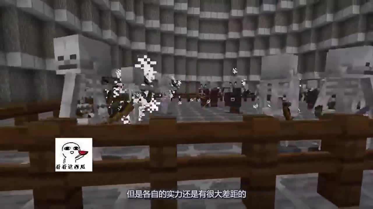 我的世界：掠夺者vs小白，弓箭手的战争！
