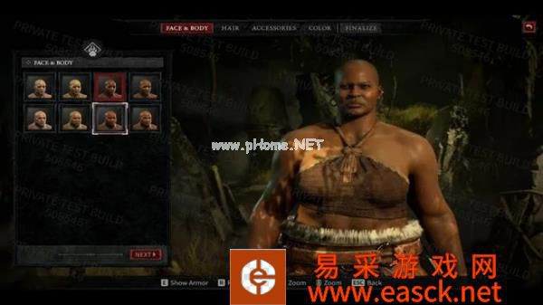 《暗黑破坏神4》新截图泄露 角色定制界面展示