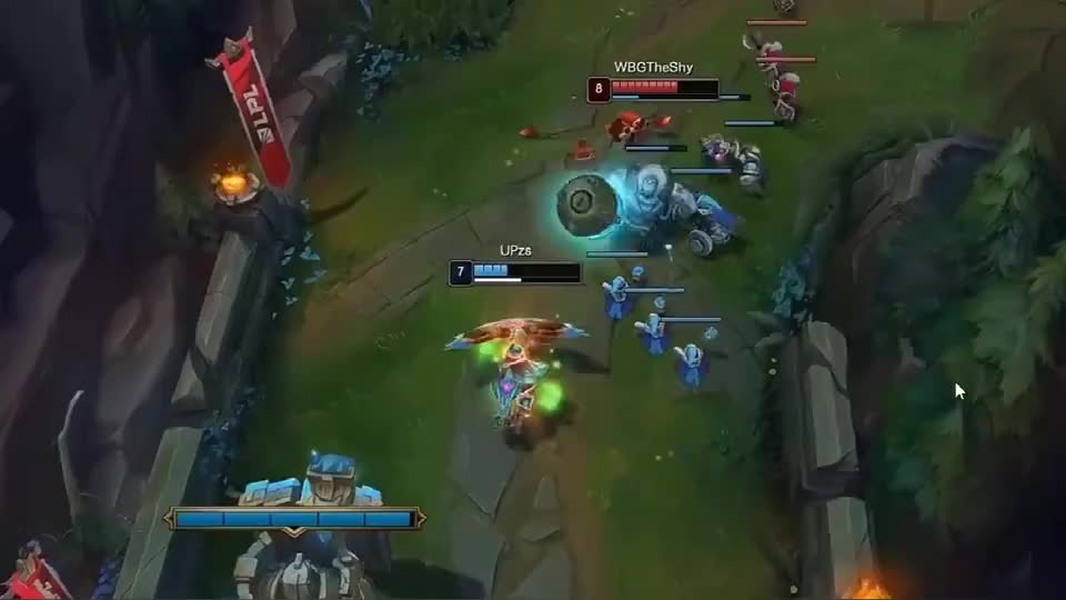 节目效果来了！TheShy酒桶力压ZS鳄鱼，自信过分惨遭反杀