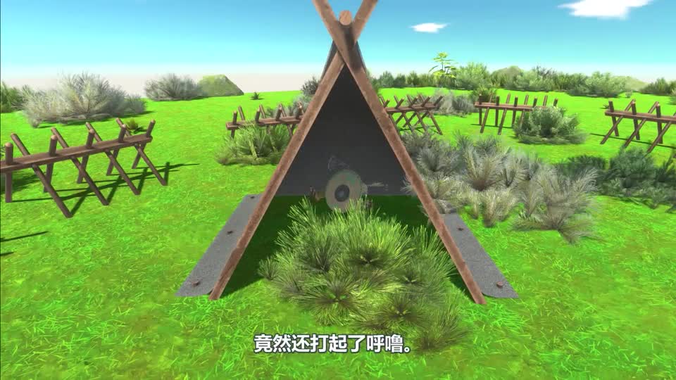 《龙百万修仙记》第5集：在森林露营，却被叶片蠕虫包围了！