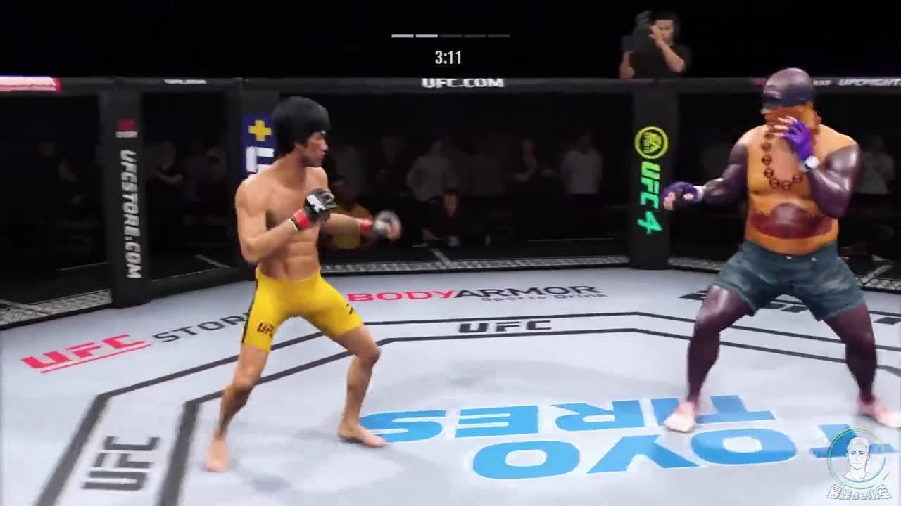 UFC李小龙用实力展现天下武功唯快不破，功力深厚技巧卓越才是硬道理