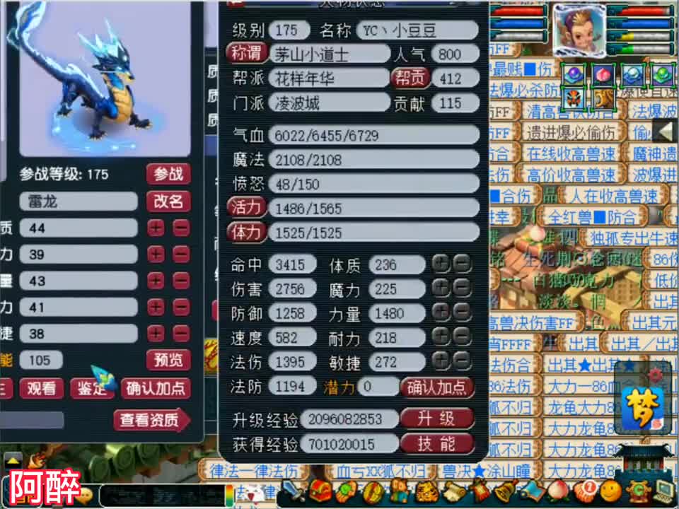 梦幻西游：7技能须弥雷龙打书，结果一气呵成，没有循环就全红了