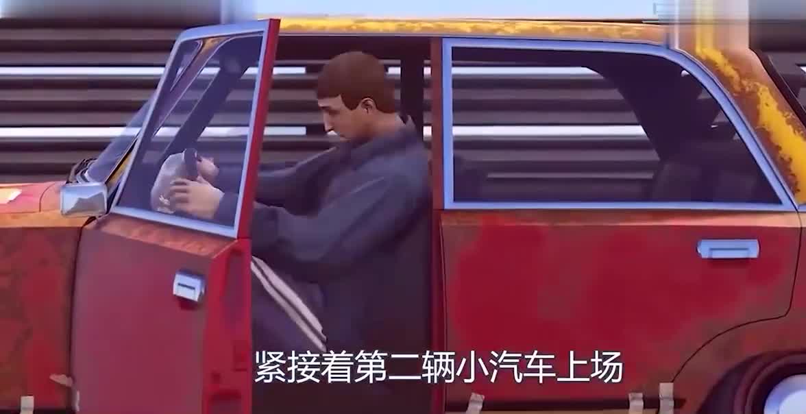 哪款汽车能飞越到楼顶？3D模拟全程，没想到竟是显眼的它！