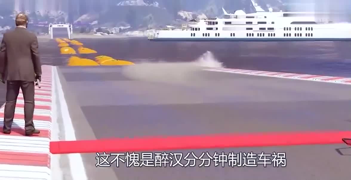 哪款汽车能通过水上浮球？3D模拟全程，坠海就跟玩儿似得