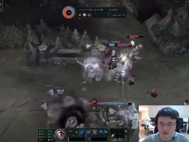 uzi 韩服排位撞车theshy烬。战争从一级就开始了