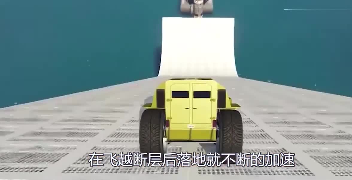 汽车能跨越百米“死神海峡”吗？3D模拟全程，结局太惨了！