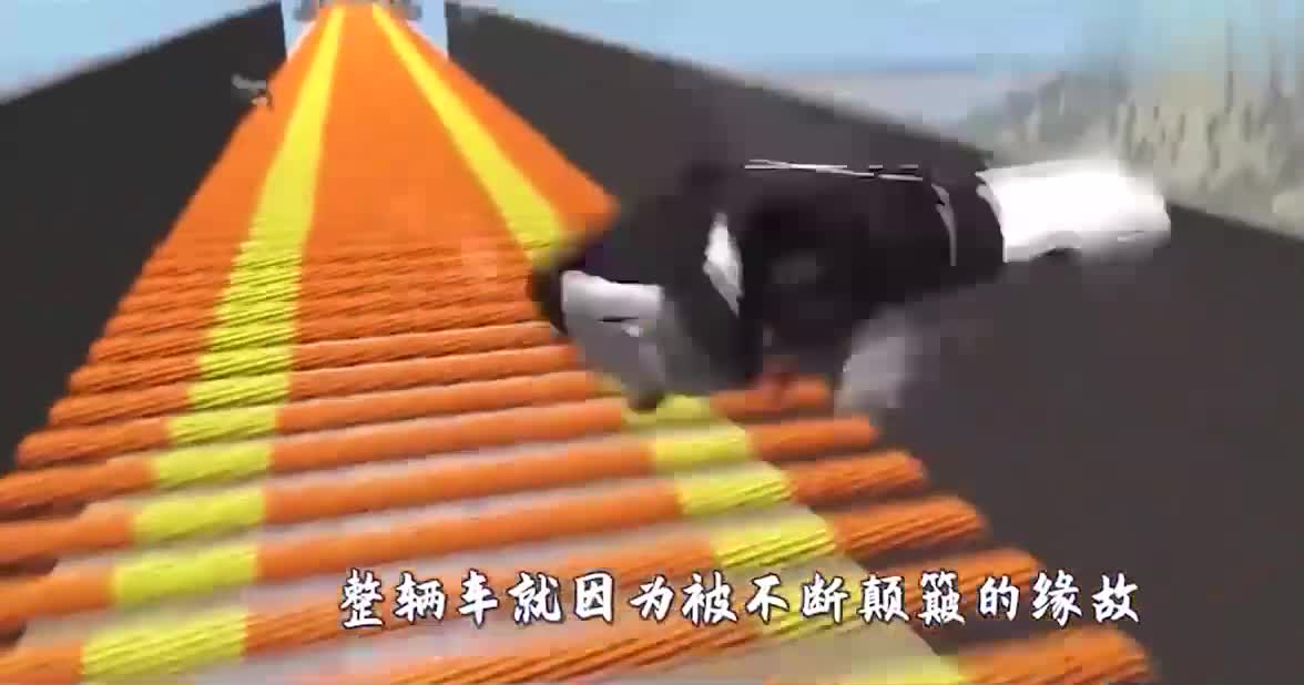 汽车能够安全通过浮空桥吗？3D模拟实验，全程高能预警