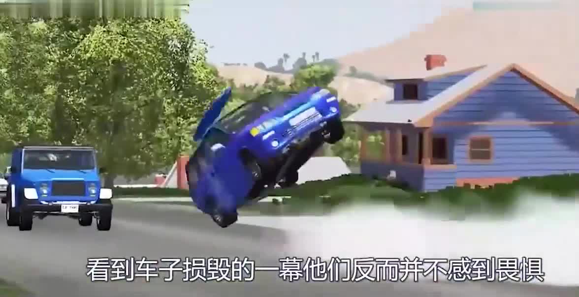 当汽车遇上投石器会如何？3D模拟全程，网友：这不拆车现场吗