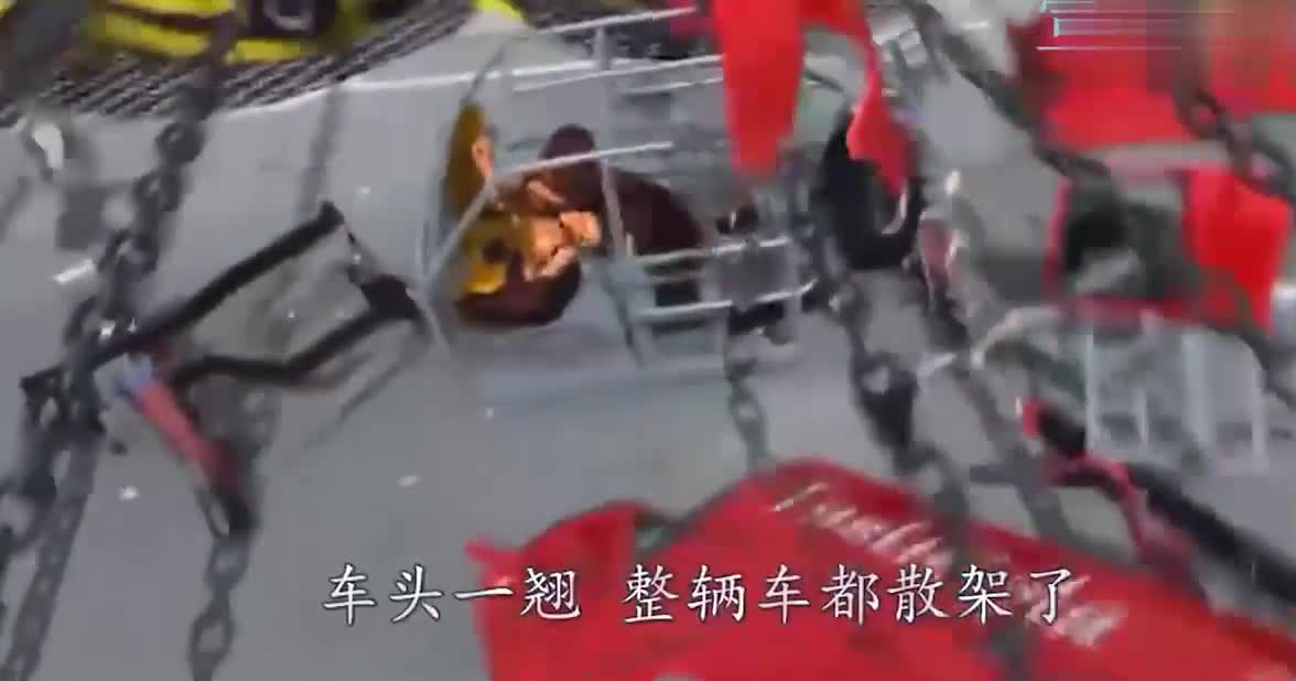 用铁链拦截高速行驶的汽车会怎样？3D动画演示，画面太刺激！
