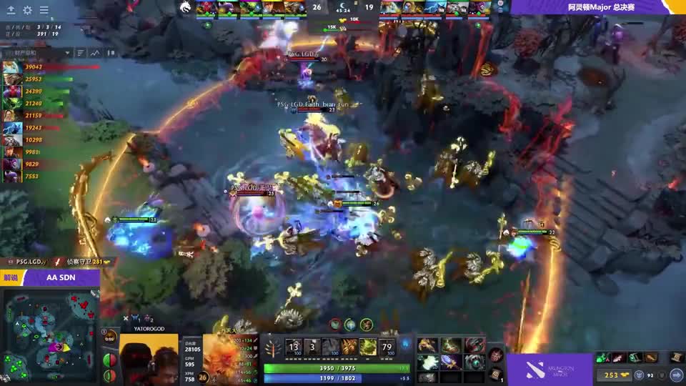 LGD史诗级拉扯 团灭雪碧 这波真的很精彩！