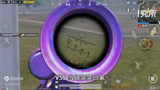 和平精英：挑战鹰眼特训，只用“双最射手步枪”吃鸡，死守圈边！