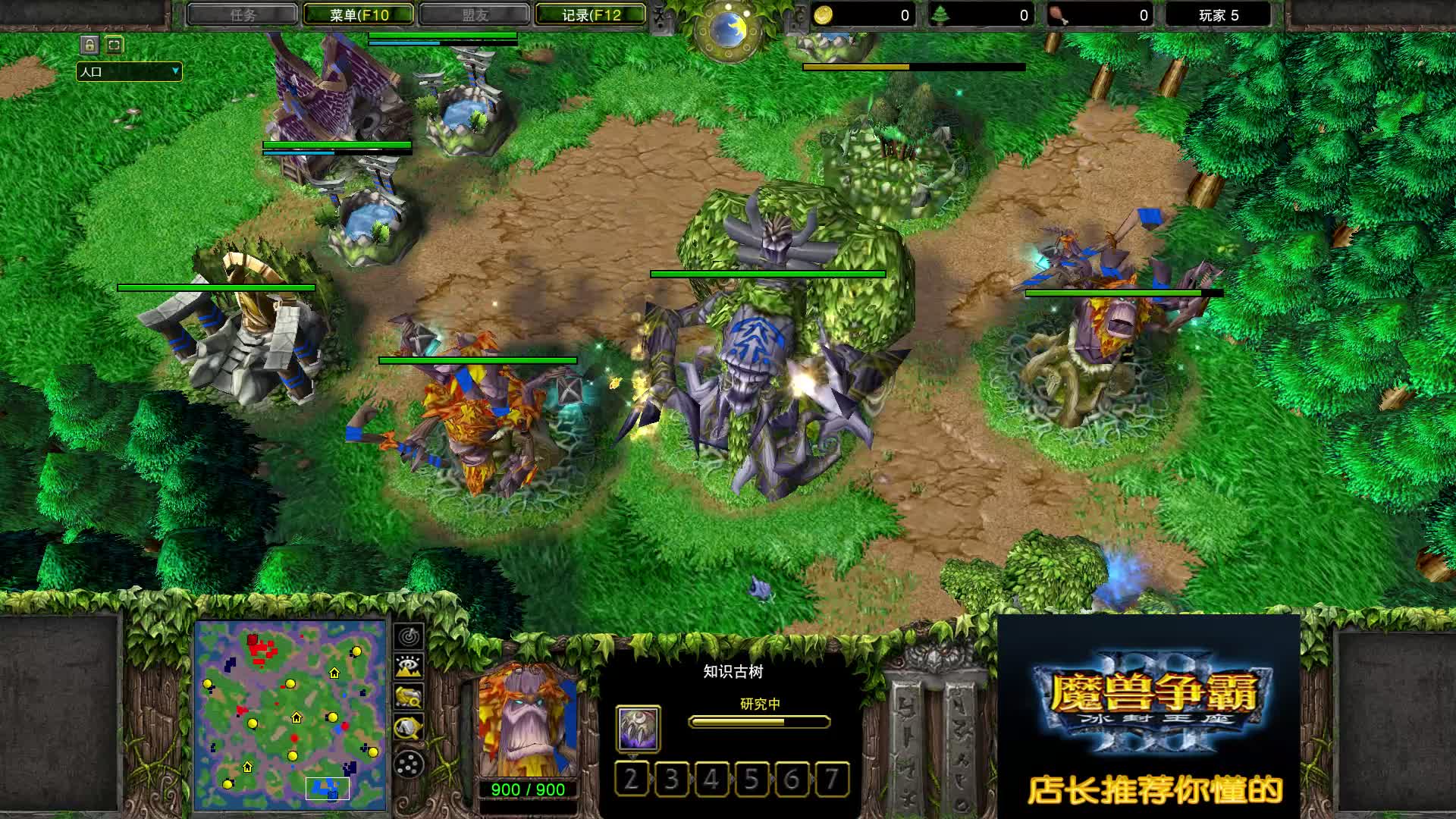 这个套路可以用一辈子 MOON VS 15岁 魔兽争霸 店长推荐