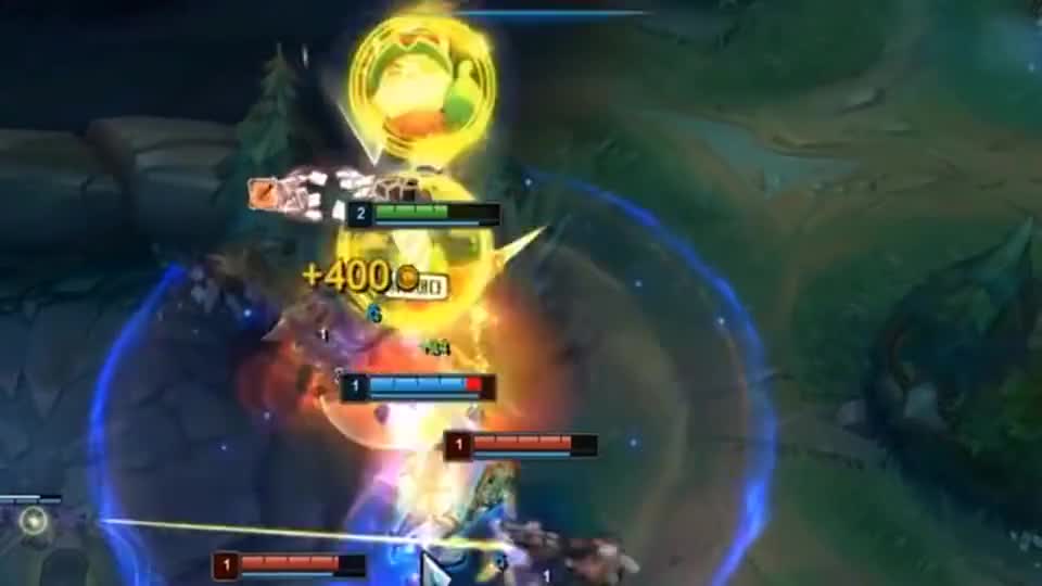 搞笑一级团，因为一个蓝BUFF，居然出现了几十个人头！