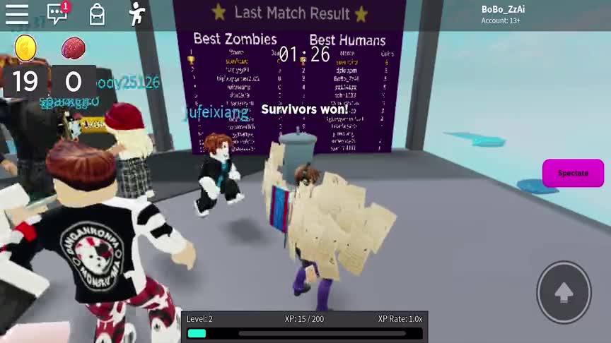 Roblox僵尸感染：生化模式来了！僵尸还会超级跳人类太难赢！