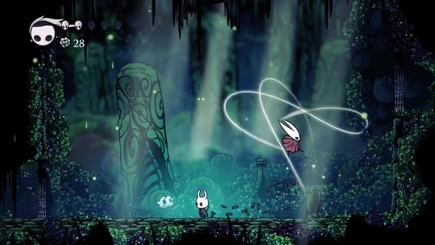 《空洞骑士》04\-击败大黄蜂拿到蛾翼披风