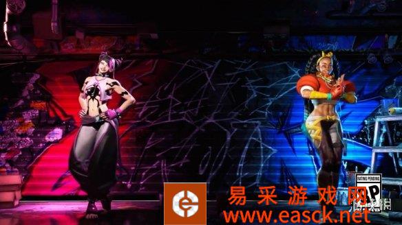 《街头霸王6》朱莉&金伯利登场动作与战前表情演示赏