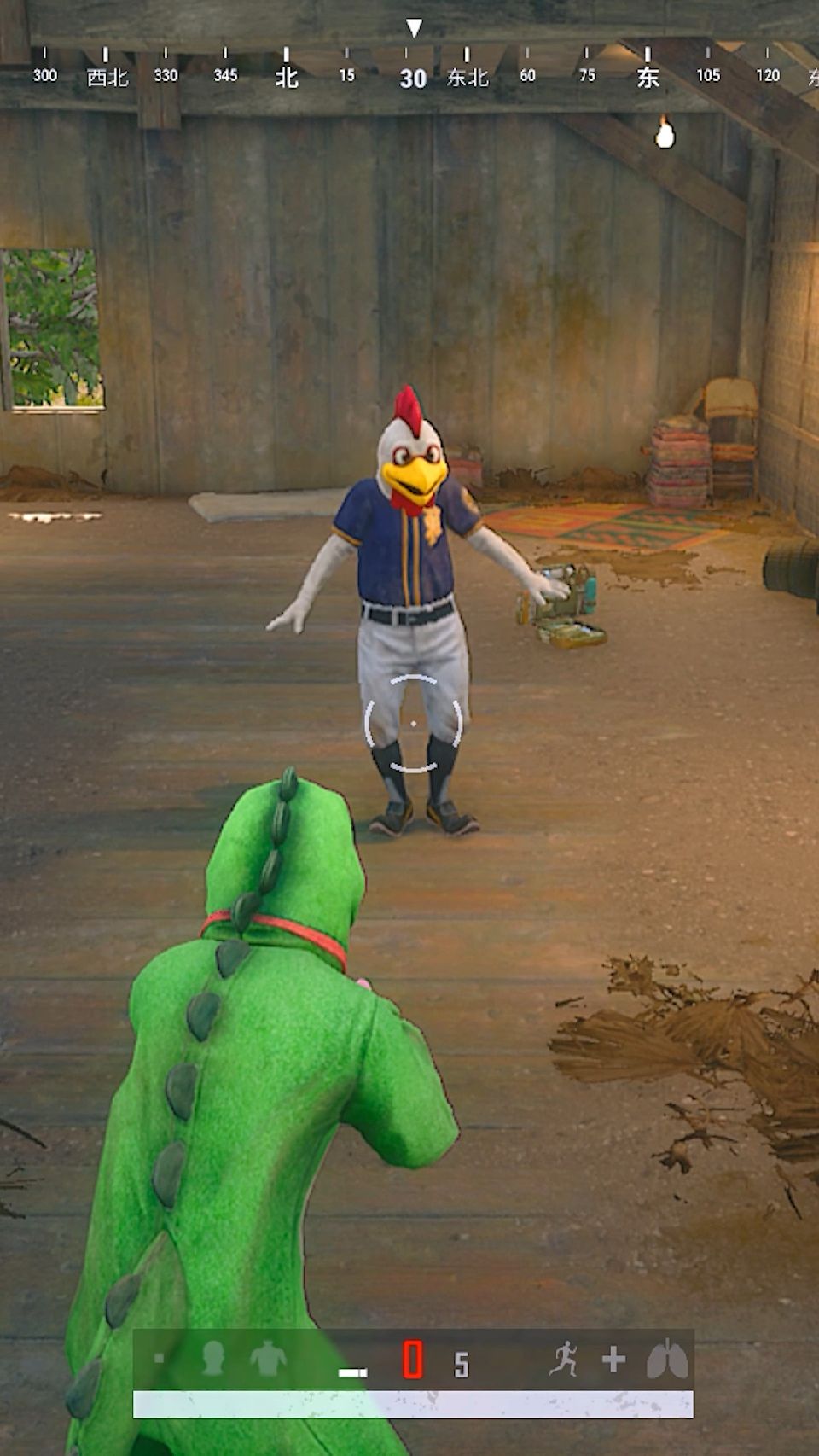 谁家的大公鸡跑出来了啊？