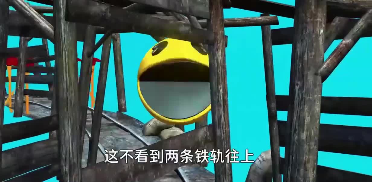 3D吃豆人挑战新关卡，结果太残酷！就连吃豆人也被吃了！