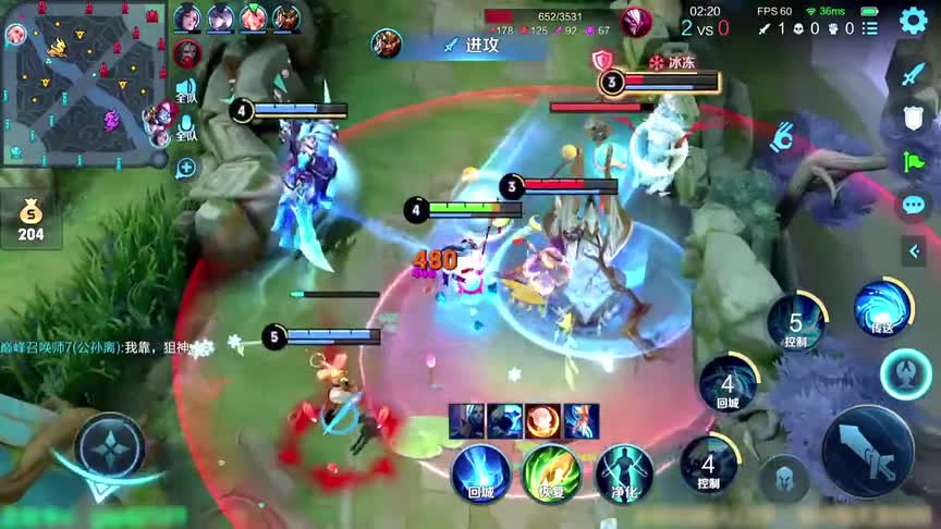 来自大乔的降维打击，对面毫无招架能力