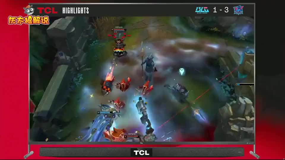 英雄联盟：LNG VS BLG G4，大逆风翻盘，阿乐用最差数据打出最好效果，离谱