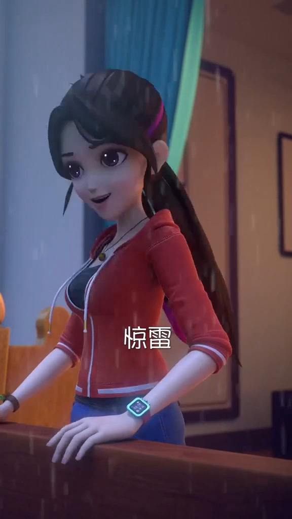 打雷时别的女生只会嘤嘤嘤，而你
